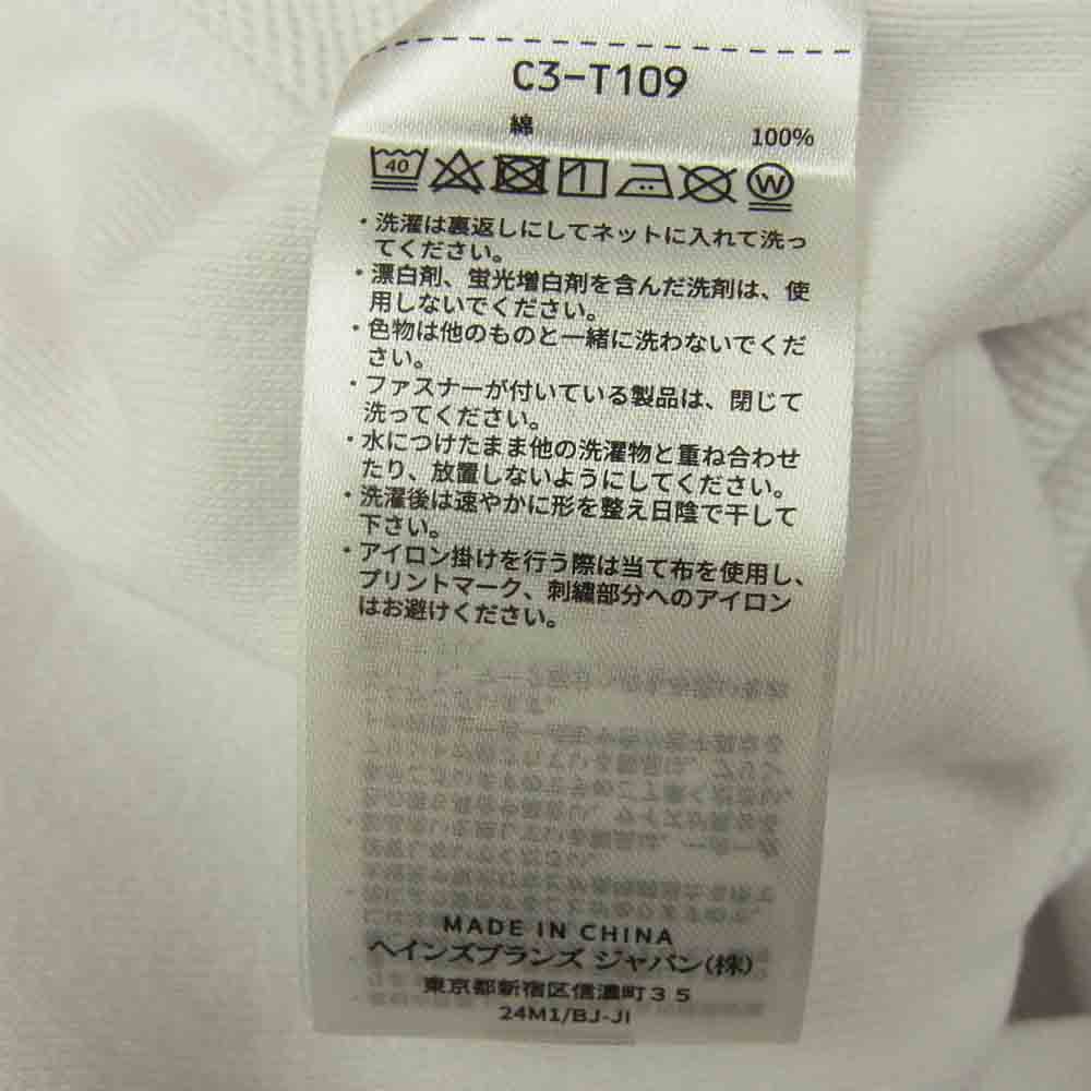 Champion チャンピオン C3-T109 REVERSE WEAVE リバースウィーブ フーデッド スウェット シャツ プルオーバー パーカー XL ホワイト系 XL【新古品】【未使用】【中古】