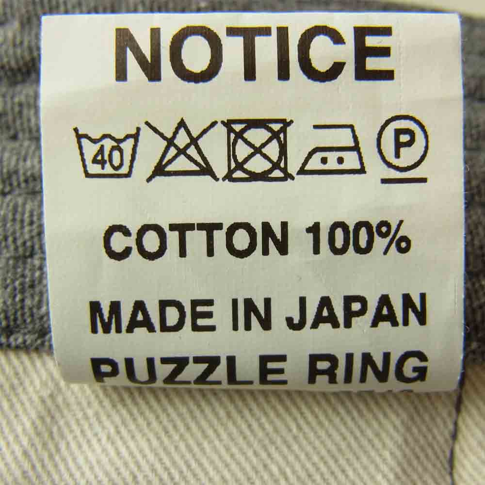 SASAFRAS ササフラス SF-201722 Fall Leaf Sprayer Pants フォール リーフ スプレイヤー ブラックサテン パンツ グレー系 L【新古品】【未使用】【中古】