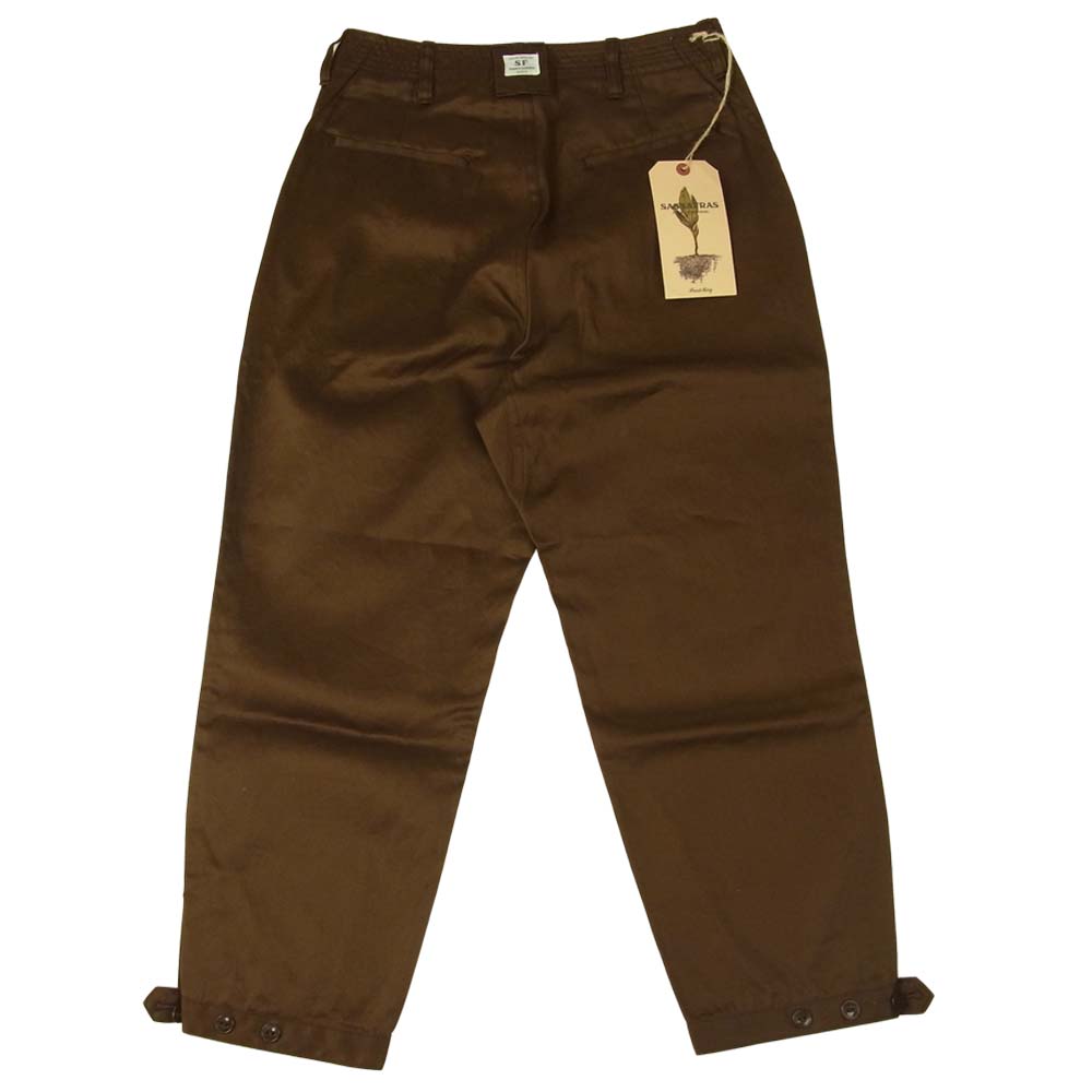 SASAFRAS ササフラス SF-191506 Sprayer Stream Pants 4/5 スプレイヤー ストリーム パンツ ブラウン系 S【新古品】【未使用】【中古】