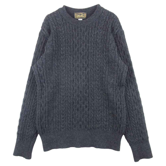 ORGUEIL オルゲイユ OR-4026 CABLE KNIT SWEATER ケーブル ニット セーター グレー系 40【中古】