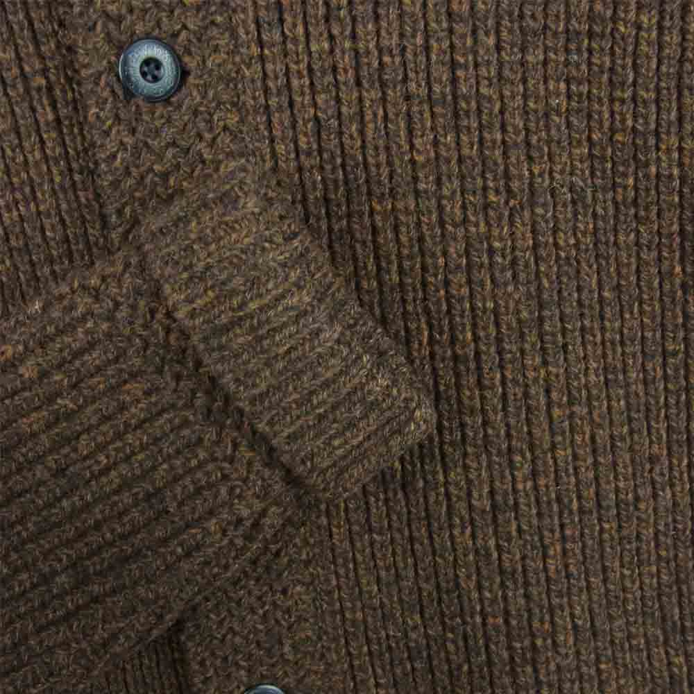ORGUEIL オルゲイユ OR-4011 SHETLAND WOOL KNIT シェットランド ウール ニット カーディガン ブラウン系 38【中古】
