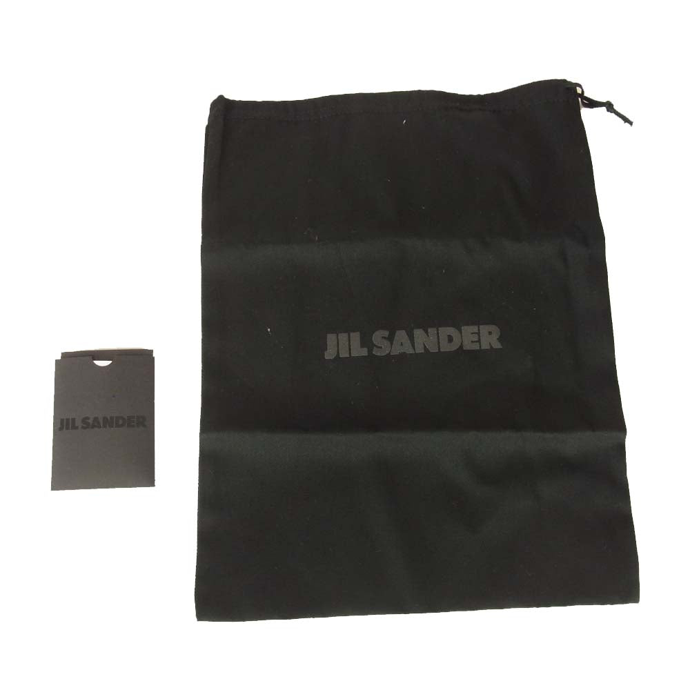 JIL SANDER ジルサンダー 20SS Leather Sneaker レザー ラバーソールローカットスニーカー ブラック/ホワイト JI32535A