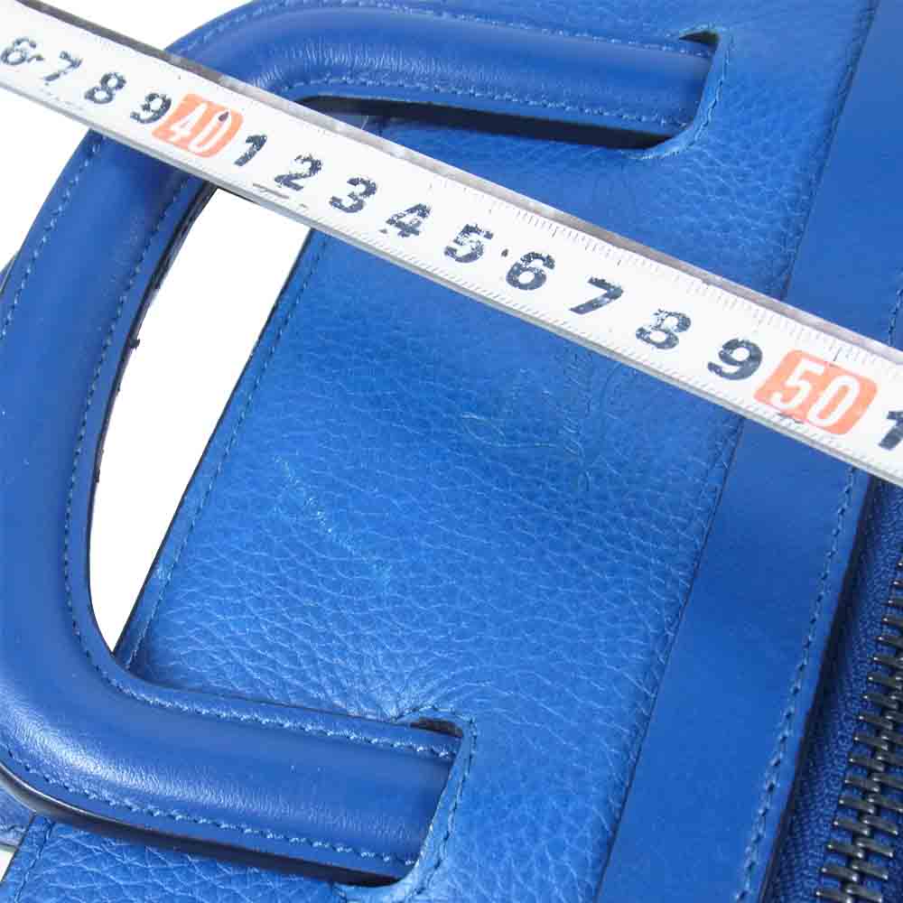 Christian Louboutin クリスチャンルブタン トリックトラック ラージ 2way スタッズ クラッチ ブルー系【中古】