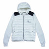MONCLER モンクレール CARDIGAN TRICOT  ニット 切替 ダウンジャケット ホワイト系 M【中古】