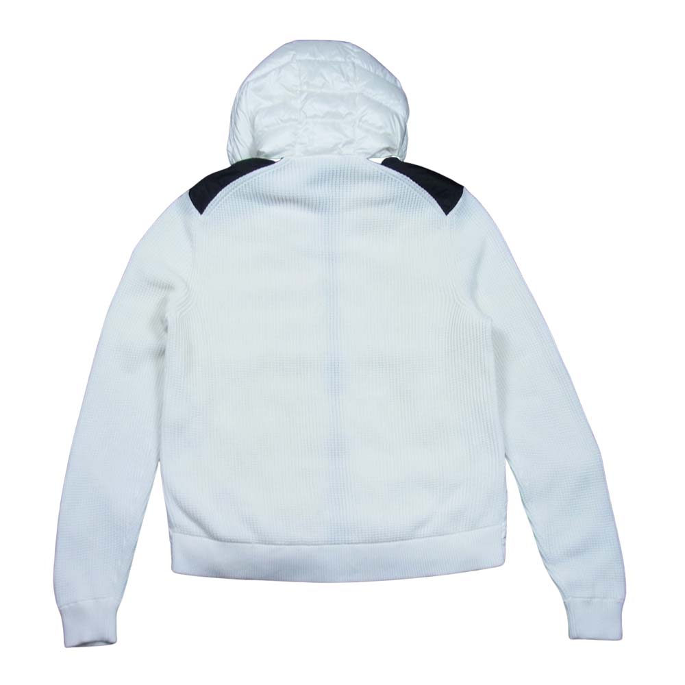 MONCLER モンクレール CARDIGAN TRICOT  ニット 切替 ダウンジャケット ホワイト系 M【中古】