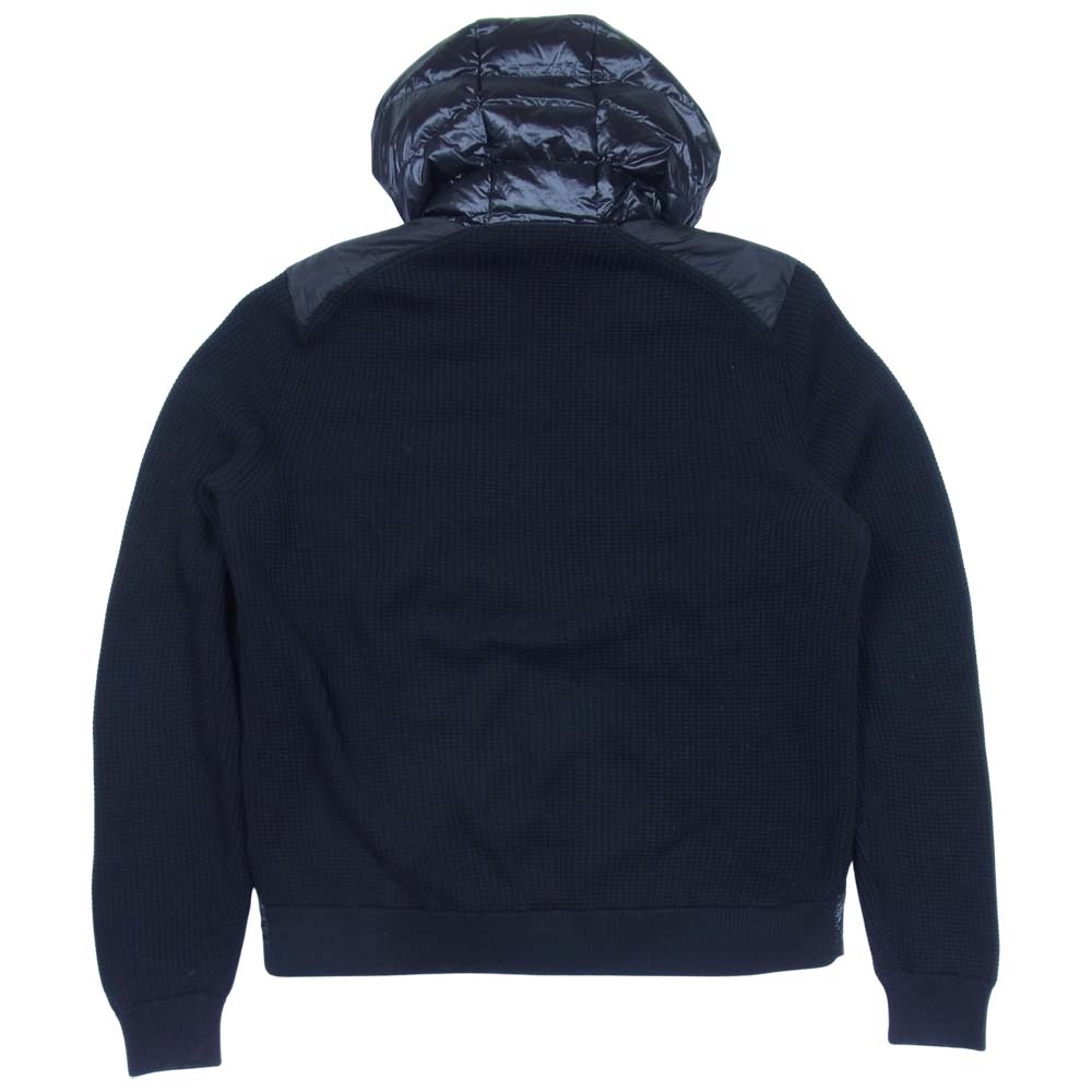 MONCLER モンクレール CARDIGAN TRICOT ニット 切替 ダウンジャケット ブラック系 M【中古】