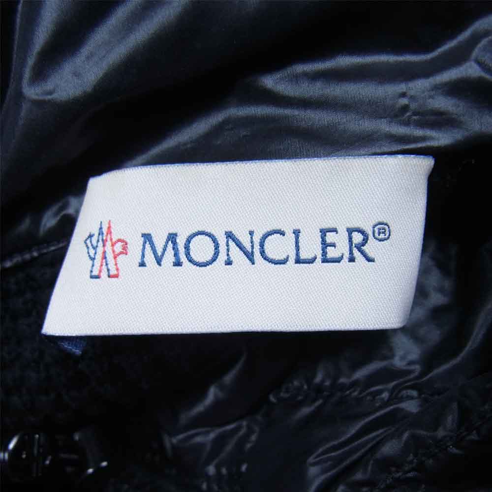 MONCLER モンクレール CARDIGAN TRICOT ニット 切替 ダウンジャケット ブラック系 M【中古】