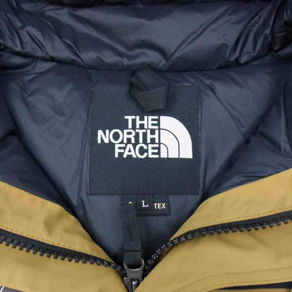 THE NORTH FACE ノースフェイス ND91930 MOUNTAIN DOWN JACKET マウンテン ダウン ジャケット GORE-TEX ゴアテックス パーカー BK ブリティッシュカーキ L【新古品】【未使用】【中古】