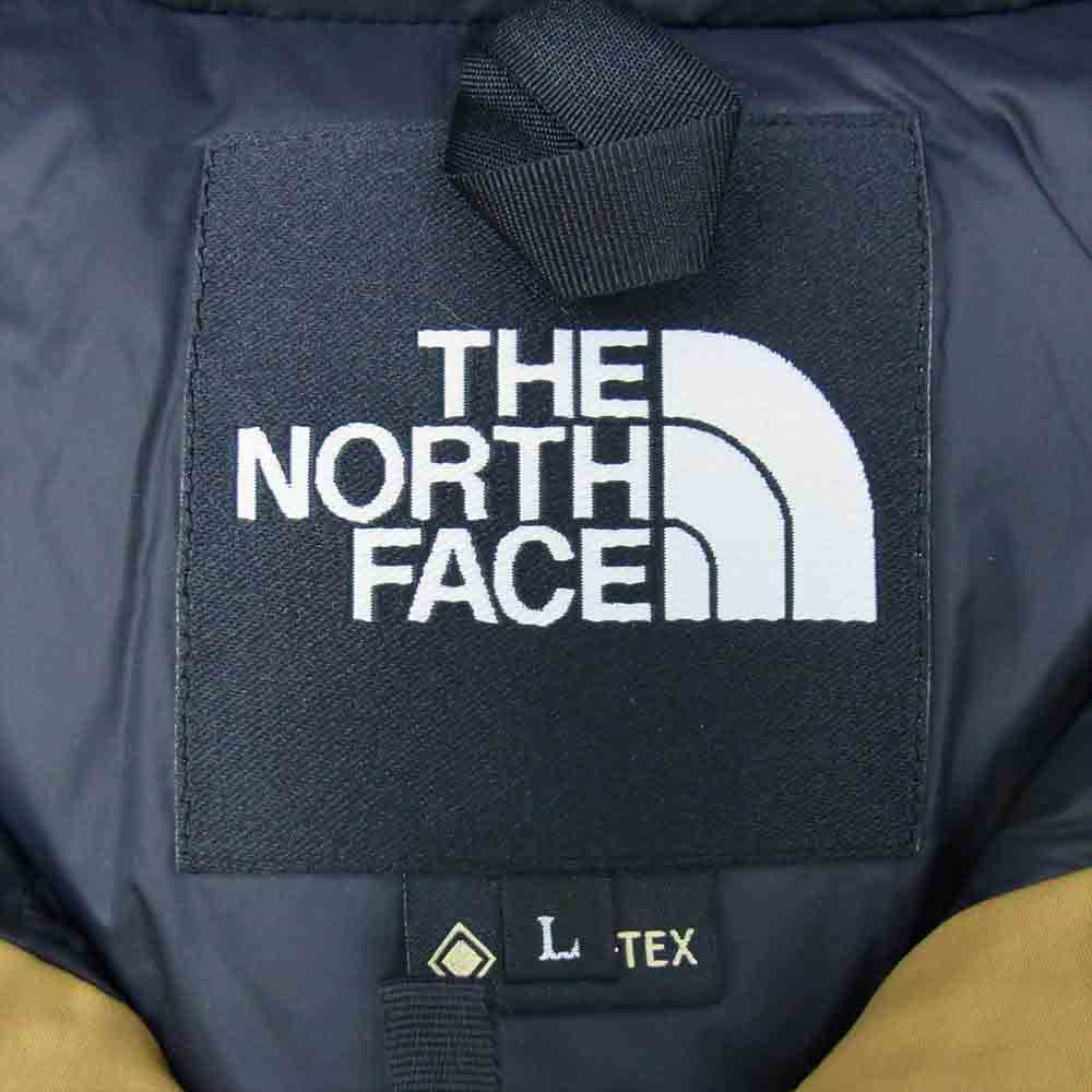 THE NORTH FACE ノースフェイス ND91930 MOUNTAIN DOWN JACKET マウンテン ダウン ジャケット GORE-TEX ゴアテックス パーカー BK ブリティッシュカーキ L【新古品】【未使用】【中古】
