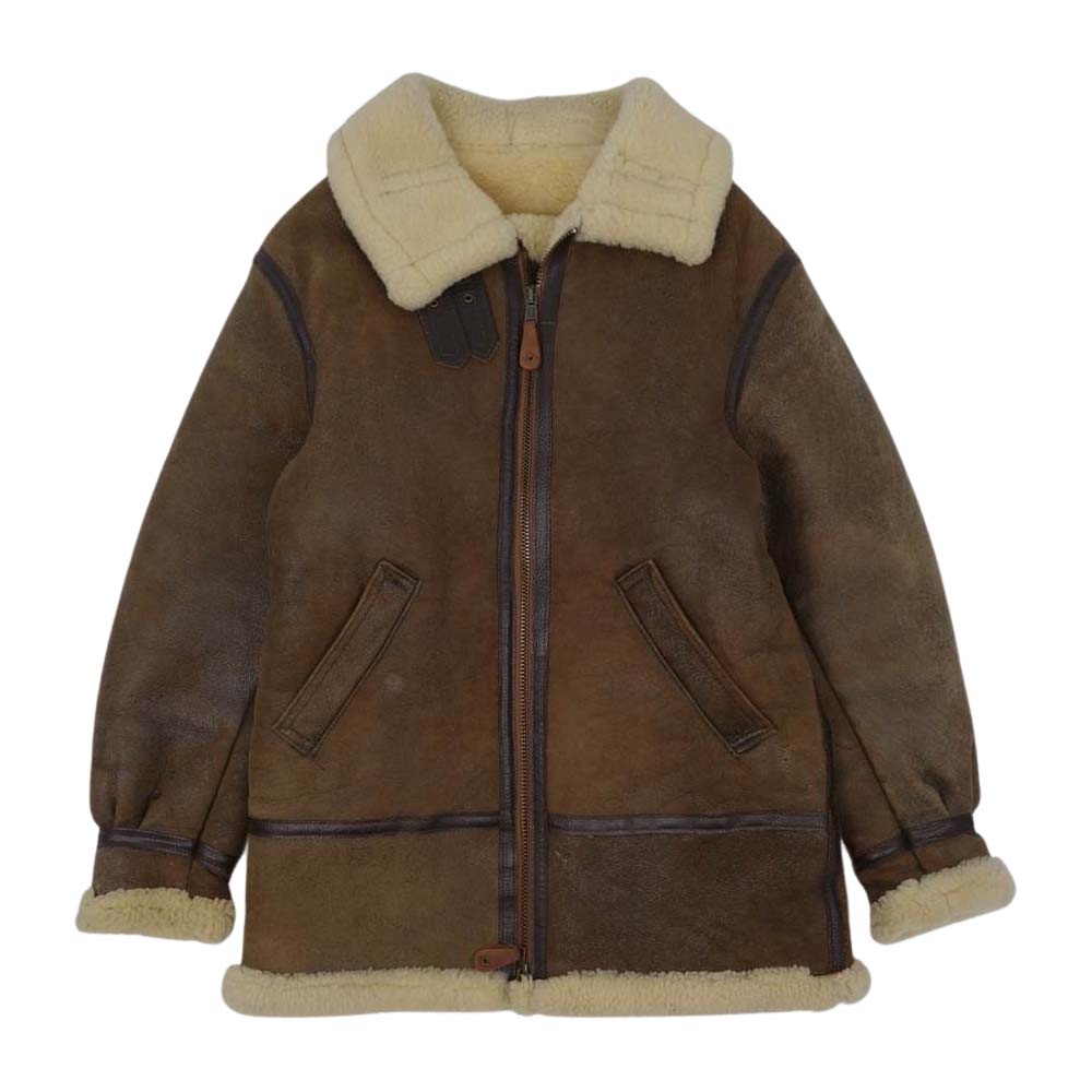 AVIREX アヴィレックス B-3 ムートン レザー ジャケット S【中古】