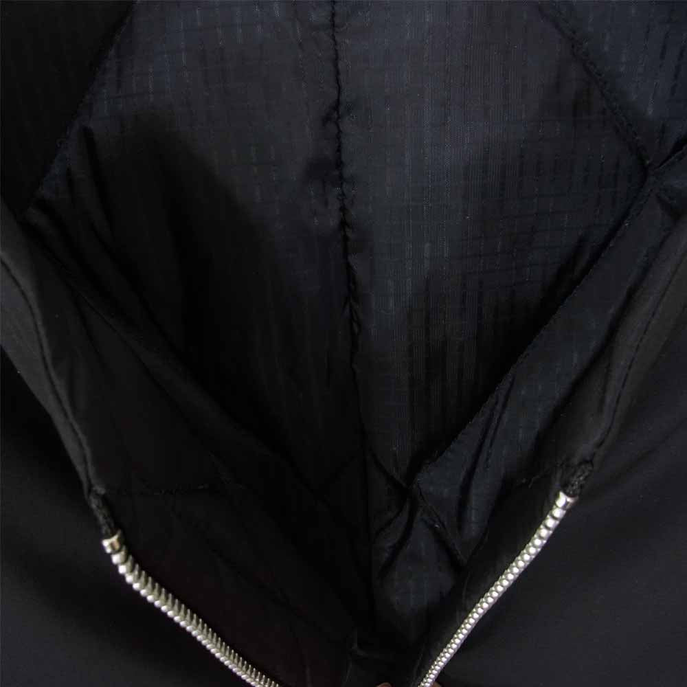 アントゲージ ノーカラー ダウン ジャケット ブラック系 F【中古】