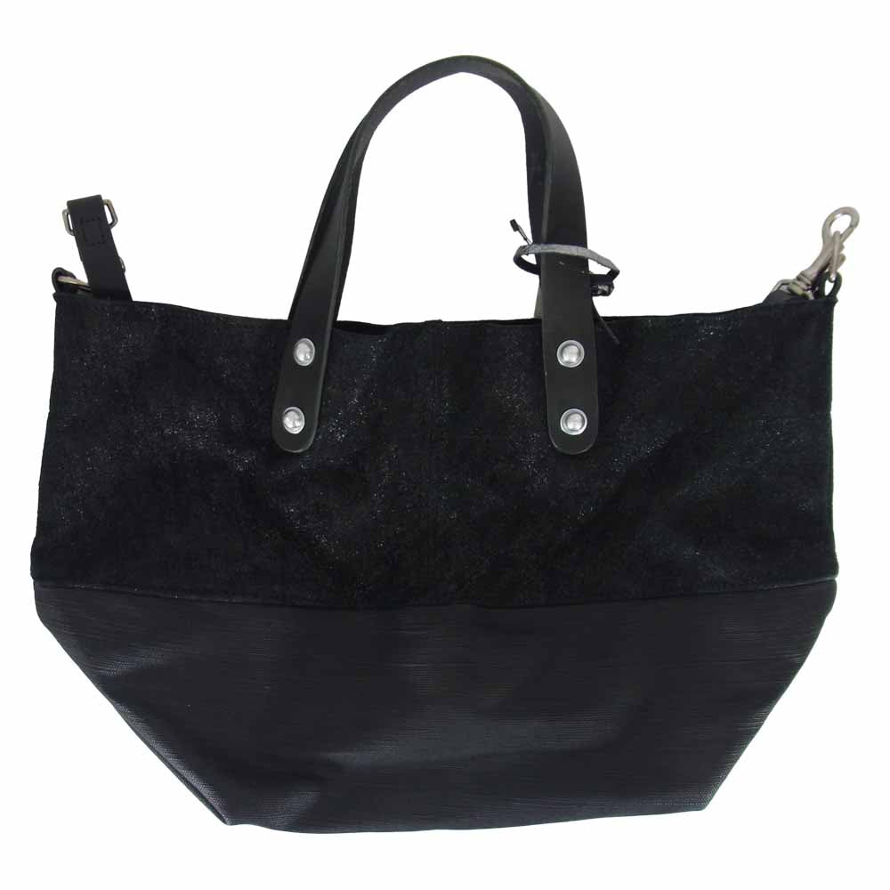 エステロン NOVAK MONK 2WAY ショルダー ハンド バッグ  ブラック系【新古品】【未使用】【中古】