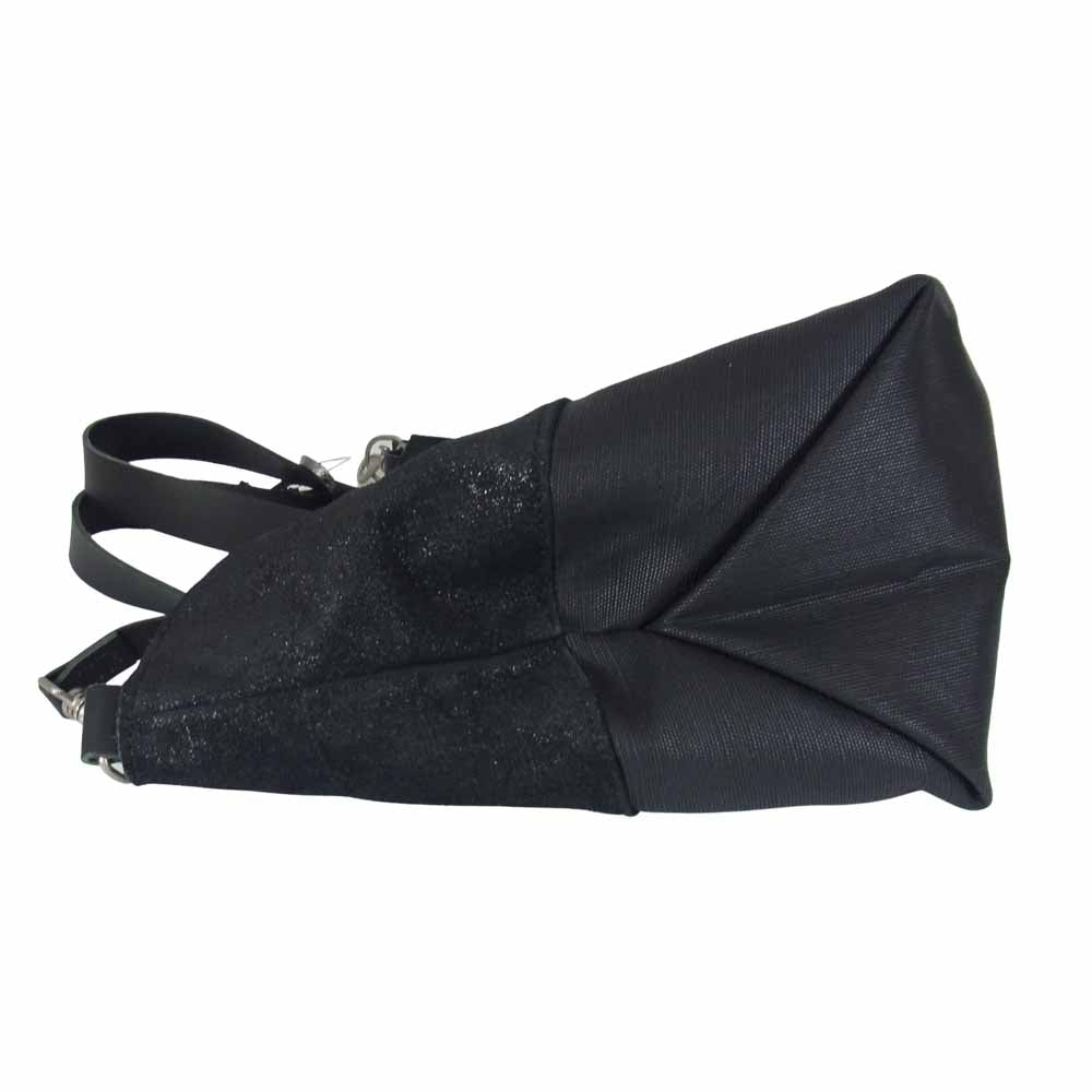 エステロン NOVAK MONK 2WAY ショルダー ハンド バッグ  ブラック系【新古品】【未使用】【中古】