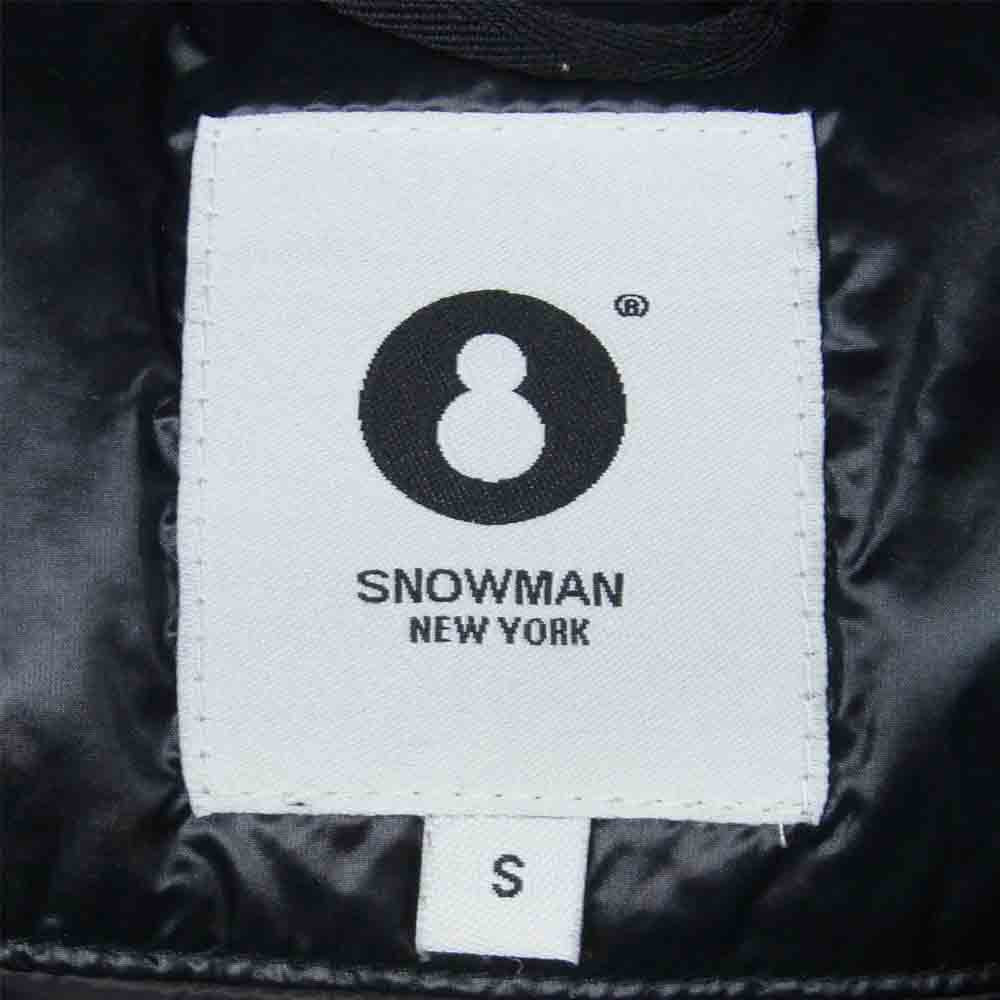 スノーマンニューヨーク 65S048 ジップアップ ダウン ジャケット ベトナム製 ブラック系 S【中古】