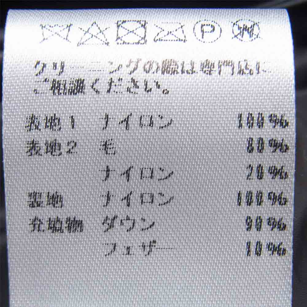 スノーマンニューヨーク 65S048 ジップアップ ダウン ジャケット ベトナム製 ブラック系 S【中古】