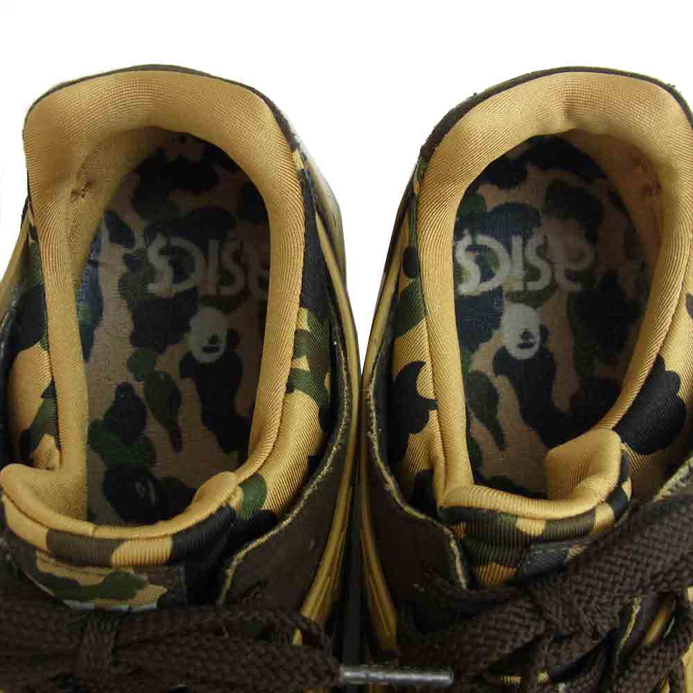 asics アシックス TQJ534 A BATHING APE GEL KAYANO TRAINER スニーカー ブラウン系 27.5cm【中古】