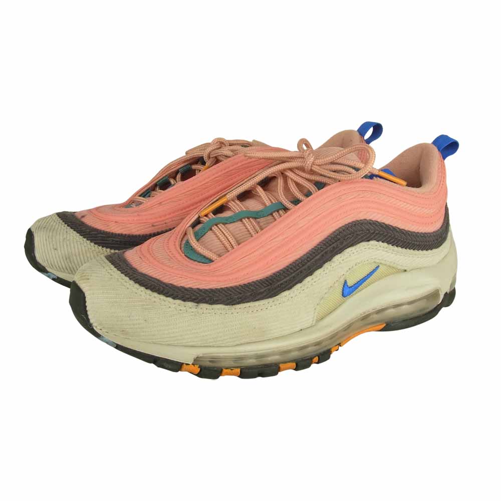 NIKE ナイキ CQ7512-046 AirMax 97 Corduroy Desert Sand エア マックス ピンク系 グレー系 27cm【中古】