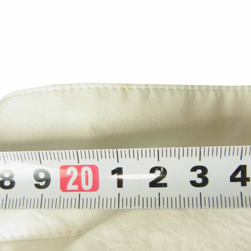 SASQUATCHfabrix. サスクワァッチファブリックス 20SS-SY5-002 ショールカラー レイヤード シャツ 半袖 ホワイト系 M【中古】