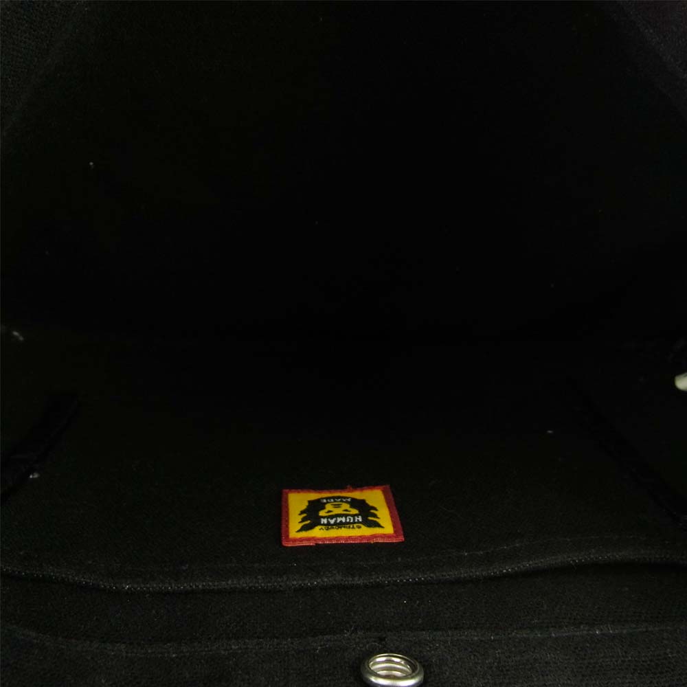 HUMAN MADE ヒューマンメイド Girls Don't Cry ガールズドントクライ SATCHEL キャンバス サコッシュ ブラック系【中古】