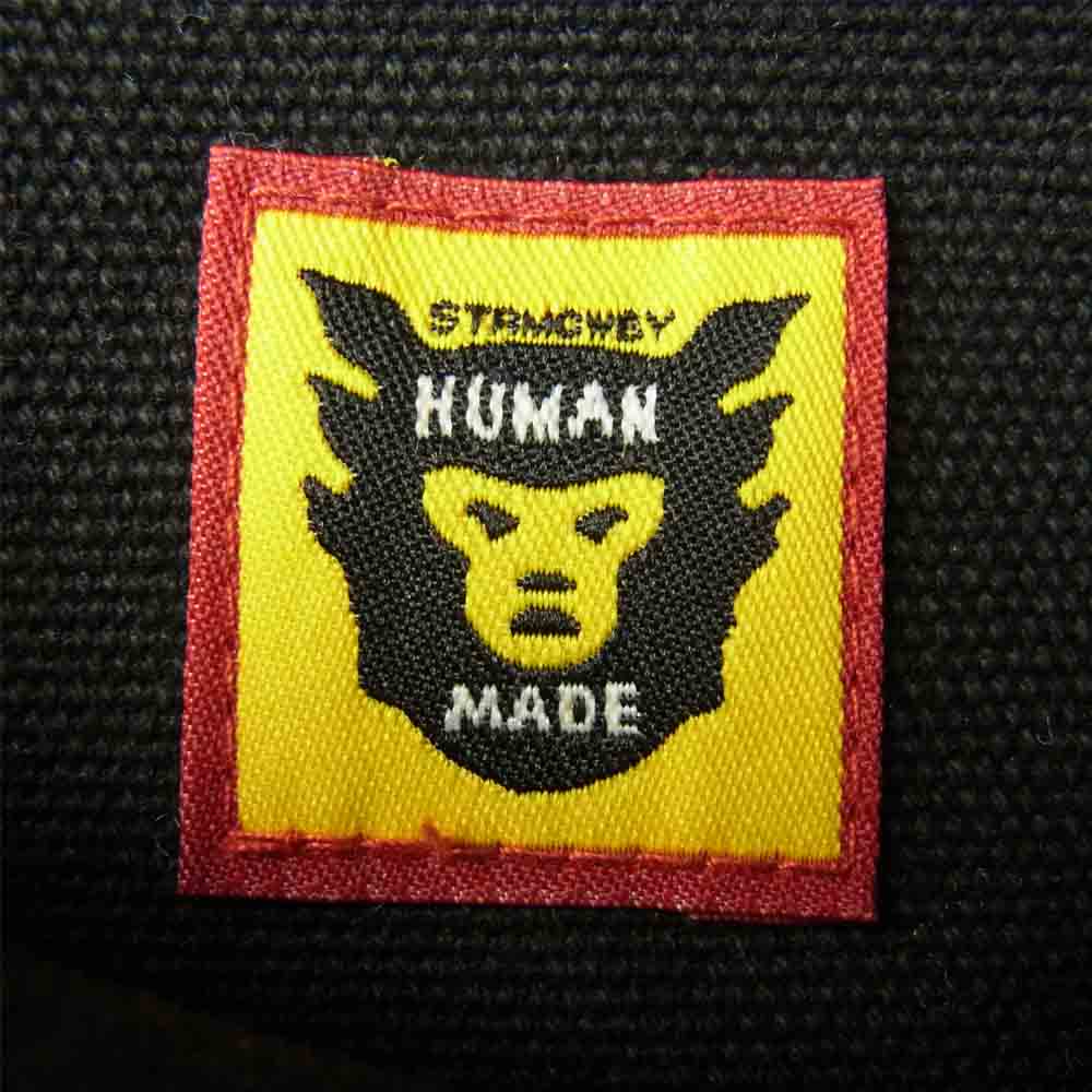 HUMAN MADE ヒューマンメイド Girls Don't Cry ガールズドントクライ SATCHEL キャンバス サコッシュ ブラック系【中古】