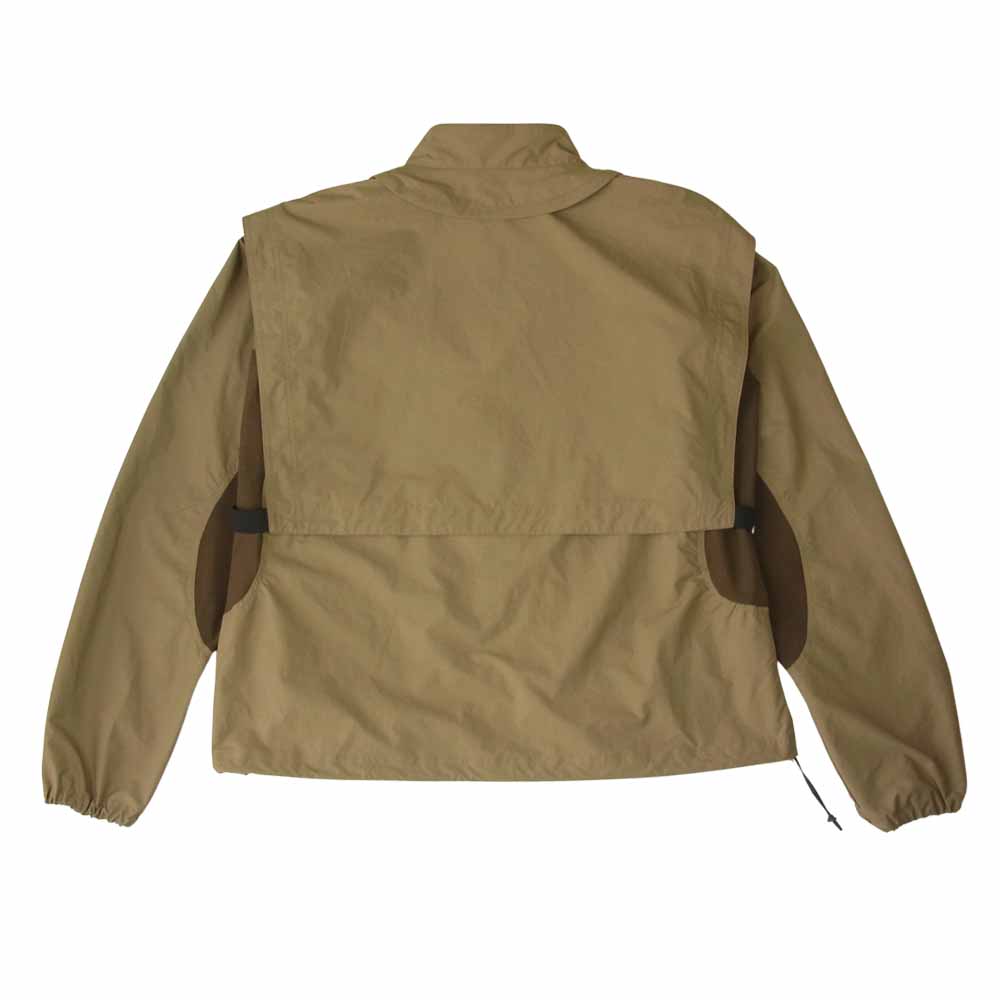 SASQUATCHfabrix. サスクワァッチファブリックス 20SS 20SS-JKL-008 ORIENTAL SHOULDER NYLON JACKET 撥水加工 ナイロン コーチ ジャケット ブラウン系 L【中古】