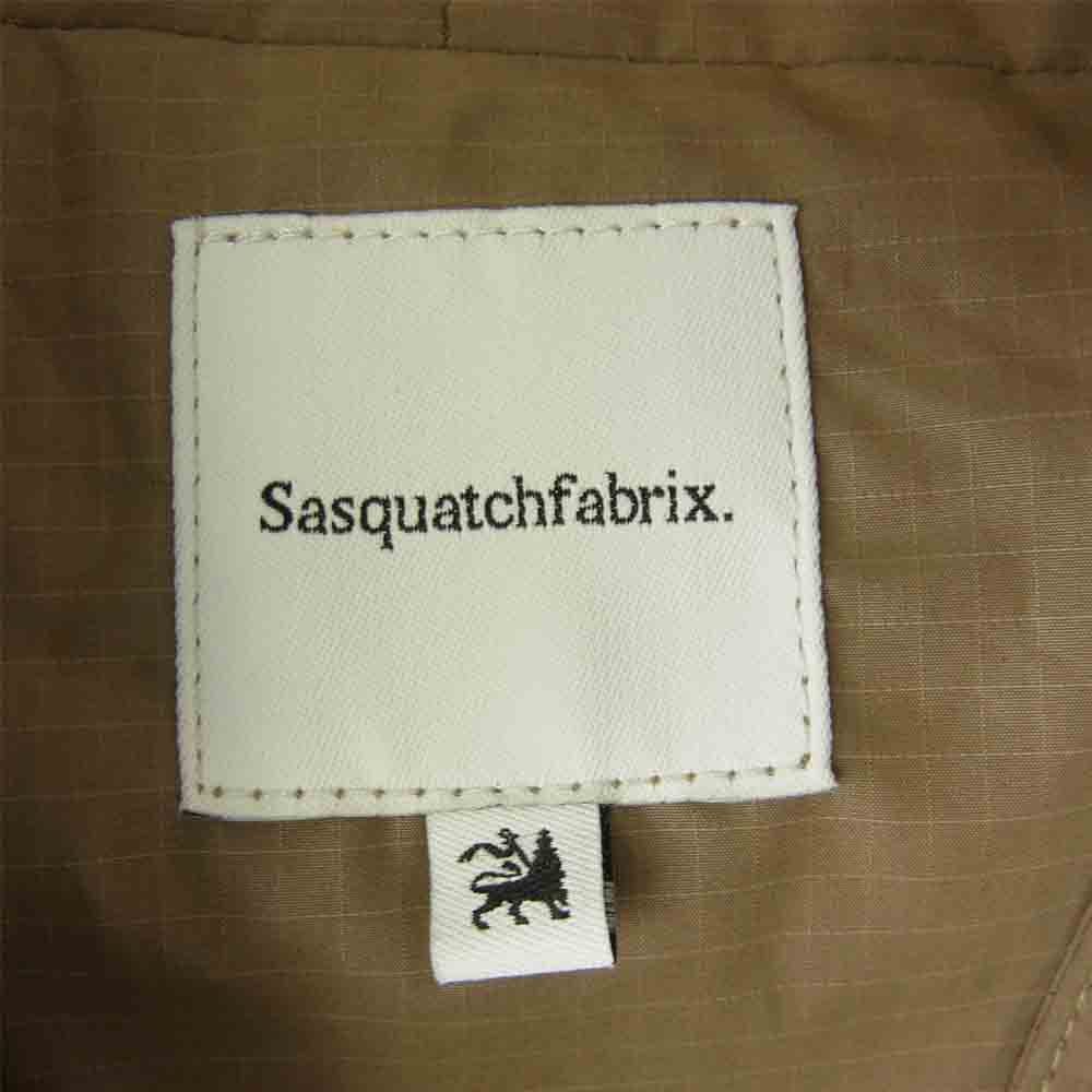 SASQUATCHfabrix. サスクワァッチファブリックス 20SS 20SS-JKL-008 ORIENTAL SHOULDER NYLON JACKET 撥水加工 ナイロン コーチ ジャケット ブラウン系 L【中古】