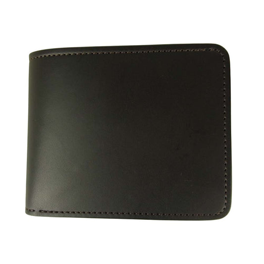 WILDSWANS ワイルドスワンズ GROUNDER グラウンダー ブライドル レザー ウォレット 二つ折り財布 ダークブラウン系【美品】【中古】