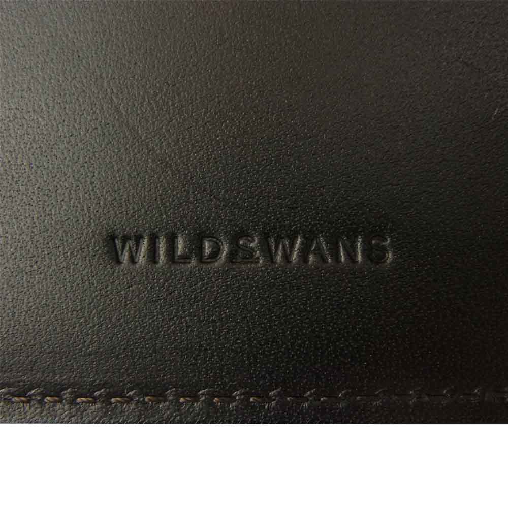 WILDSWANS ワイルドスワンズ GROUNDER グラウンダー ブライドル レザー ウォレット 二つ折り財布 ダークブラウン系【美品】【中古】