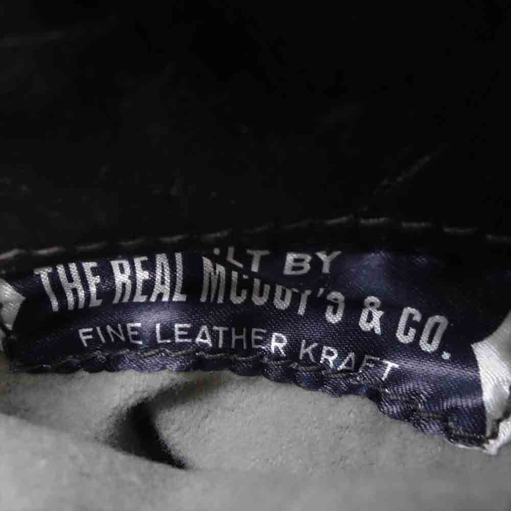 The REAL McCOY'S ザリアルマッコイズ BUCO J-100 JACKET ブコ ホースハイド レザー シングルライダース ジャケット 42【中古】