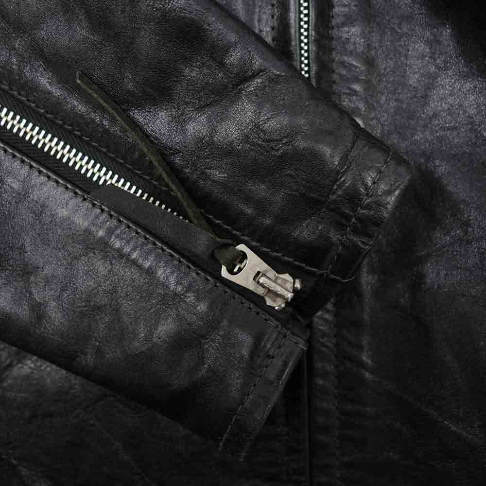 The REAL McCOY'S ザリアルマッコイズ BUCO J-100 JACKET ブコ ホースハイド レザー シングルライダース ジャケット 42【中古】