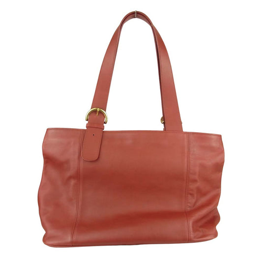 COACH コーチ L6C-4155 オールドコーチ レザートートバッグ レッド系【中古】