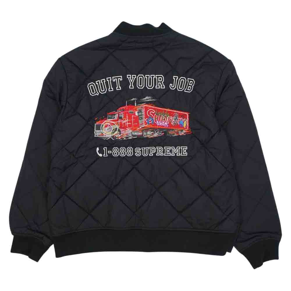 Supreme シュプリーム 21AW Quit Your Job Quilted Work Jacket キルト ジャケット L【新古品】【未使用】【中古】