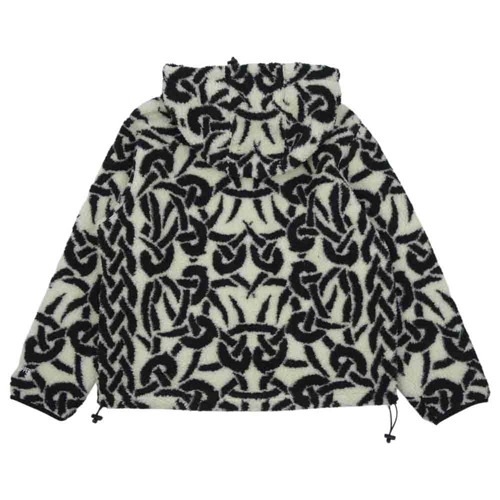 Supreme シュプリーム 21AW celtic knot reversible windstopper fleece hooded jacket フリース ジャケット ブラック系 ホワイト系 S【新古品】【未使用】【中古】