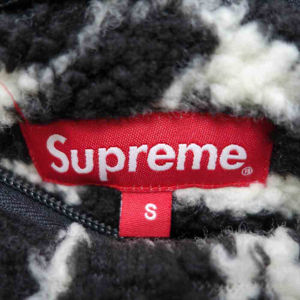 Supreme シュプリーム 21AW celtic knot reversible windstopper fleece hooded jacket フリース ジャケット ブラック系 ホワイト系 S【新古品】【未使用】【中古】