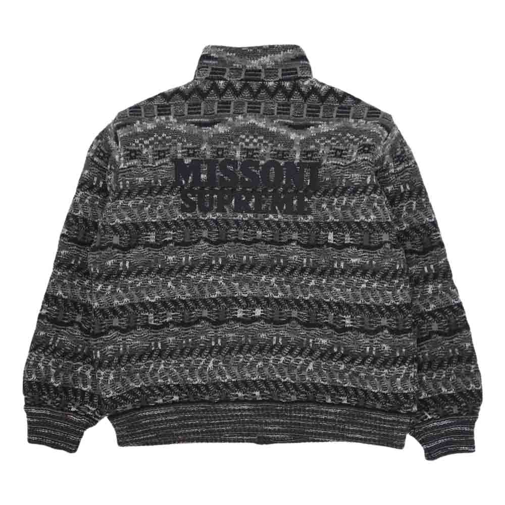 Supreme シュプリーム 21AW Missoni Reversible knit jacket リバースブル ニット ジャケット ブラック系 L【新古品】【未使用】【中古】