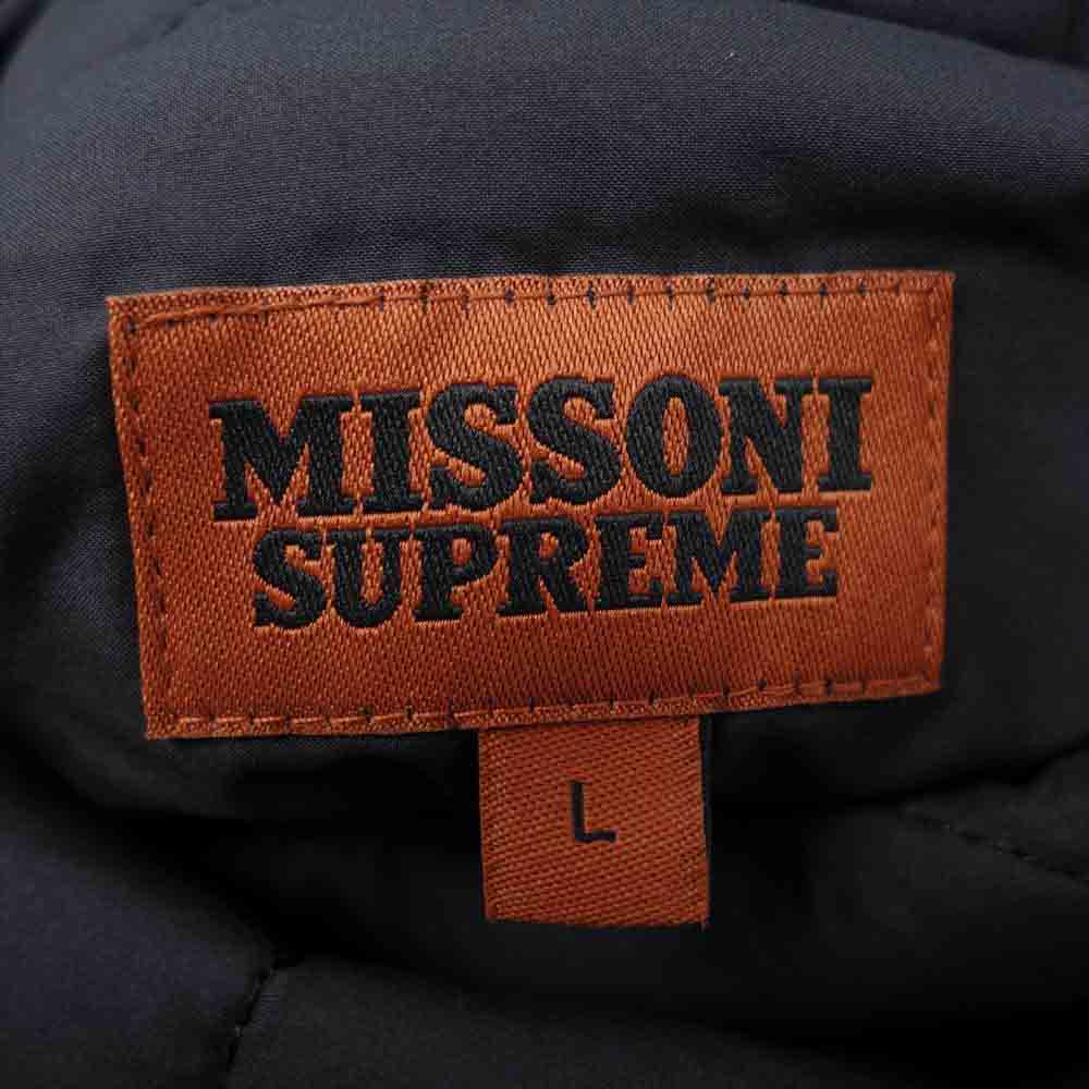 Supreme シュプリーム 21AW Missoni Reversible knit jacket リバースブル ニット ジャケット ブラック系 L【新古品】【未使用】【中古】