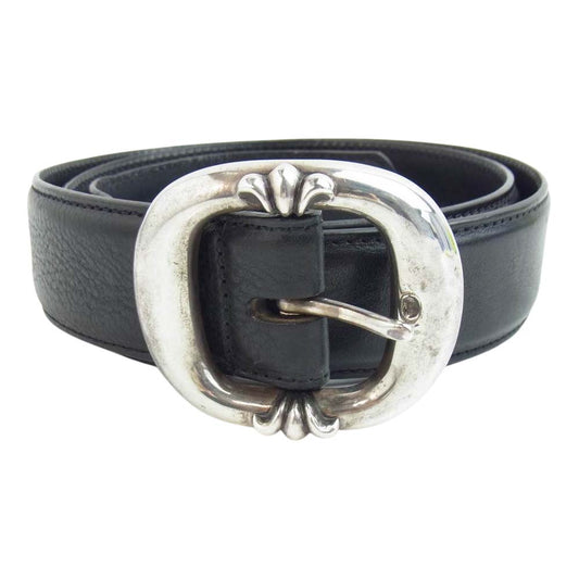 CHROME HEARTS クロムハーツ（原本有） BLT GUNSLINGER 1.5 ガンスリンガー ベルト 34 インチ ブラック系 34【中古】
