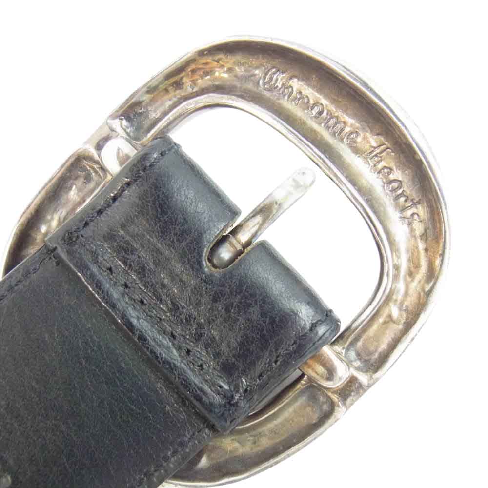 CHROME HEARTS クロムハーツ（原本有） BLT GUNSLINGER 1.5 ガンスリンガー ベルト 34 インチ ブラック系 34【中古】