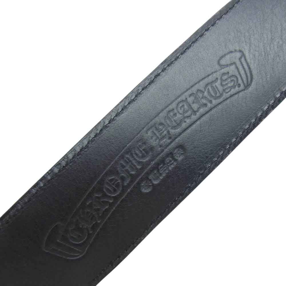 CHROME HEARTS クロムハーツ（原本有） BLT GUNSLINGER 1.5 ガンスリンガー ベルト 34 インチ ブラック系 34【中古】