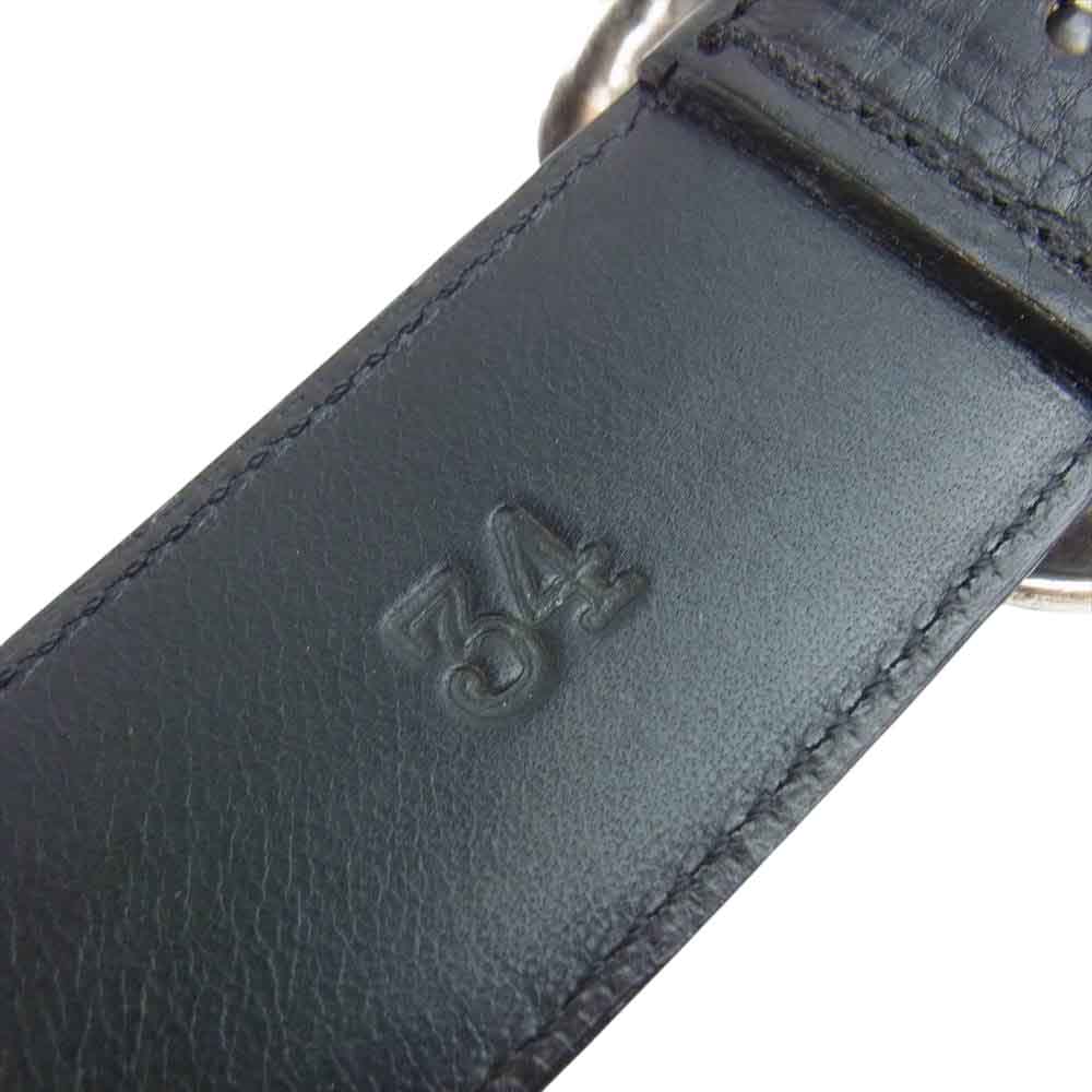 CHROME HEARTS クロムハーツ（原本有） BLT GUNSLINGER 1.5 ガンスリンガー ベルト 34 インチ ブラック系 34【中古】