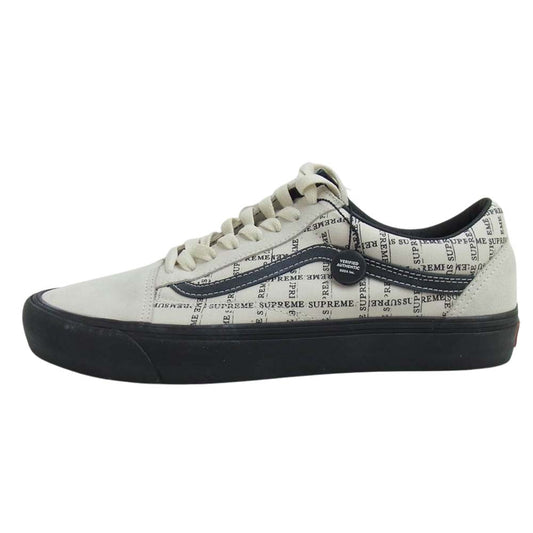 Supreme シュプリーム 20aw VN0A45JC2YV VANS ヴァンズ OLD SKOOL PRO オールドスクール プロ スニーカー ホワイト系【新古品】【未使用】【中古】