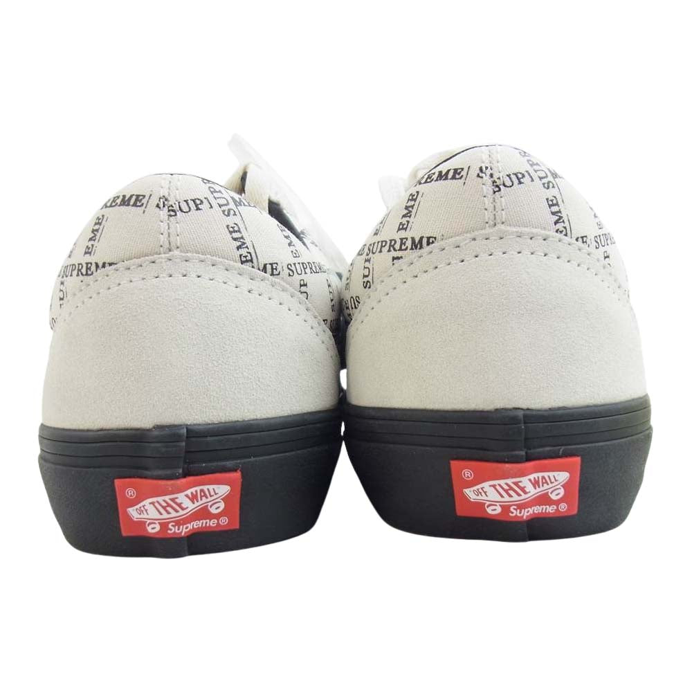 Supreme シュプリーム 20aw VN0A45JC2YV VANS ヴァンズ OLD SKOOL PRO オールドスクール プロ スニーカー ホワイト系【新古品】【未使用】【中古】
