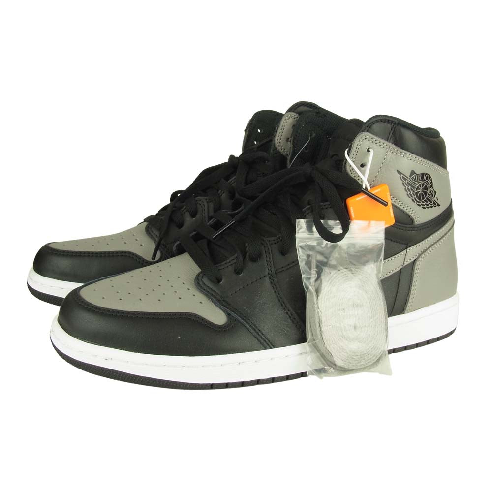 NIKE ナイキ 555088-013 AIR JORDAN 1 RETRO HIGH OG SHADOW エアジョーダン レトロ ハイ オージー シャドー スニーカー ブラック系 グレー系 29cm【新古品】【未使用】【中古】