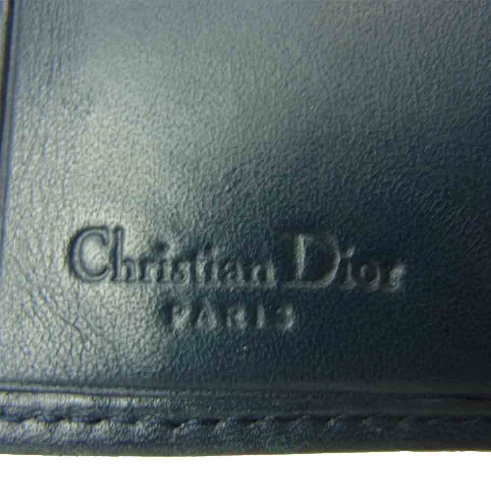 Christian Dior クリスチャンディオール オブリーク ジャカード 二