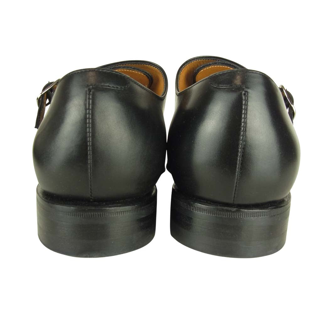 JALAN SRIWIJAYA ジャランスリウァヤ 98374 ダブルモンク シューズ ダイナイトソール ブラック系 10【美品】【中古】