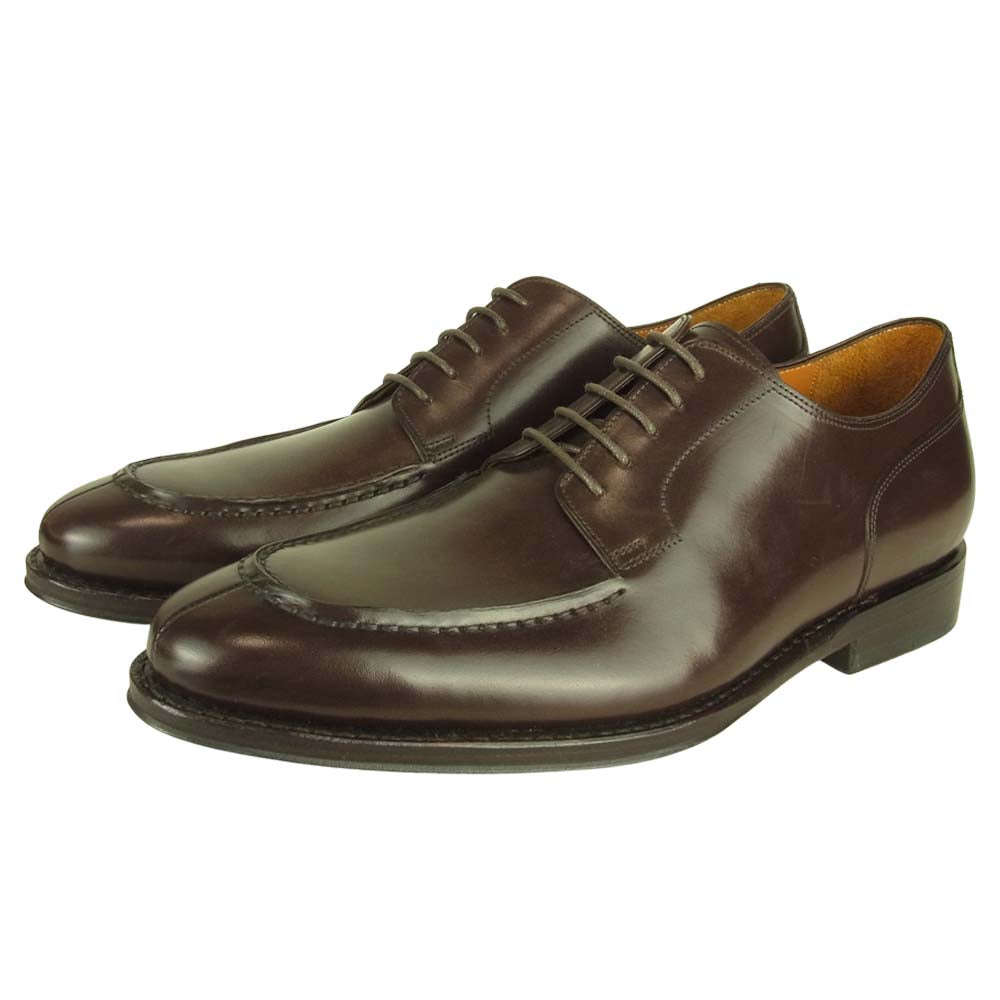 JALAN SRIWIJAYA ジャランスリウァヤ 98951 Ｕチップ シューズ LEATHER GOMMA SOLE ブラウン系 8【新古品】【未使用】【中古】
