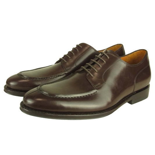 JALAN SRIWIJAYA ジャランスリウァヤ 98951 Ｕチップ シューズ LEATHER GOMMA SOLE ブラウン系 8【新古品】【未使用】【中古】