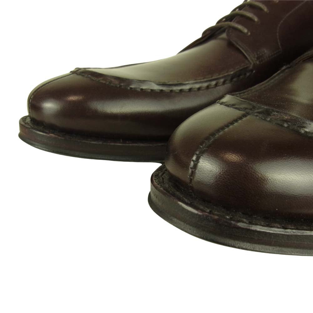 JALAN SRIWIJAYA ジャランスリウァヤ 98951 Ｕチップ シューズ LEATHER GOMMA SOLE ブラウン系 8【新古品】【未使用】【中古】