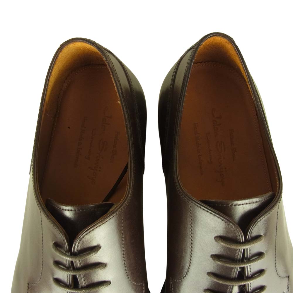 JALAN SRIWIJAYA ジャランスリウァヤ 98951 Ｕチップ シューズ LEATHER GOMMA SOLE ブラウン系 8【新古品】【未使用】【中古】