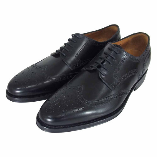 JALAN SRIWIJAYA ジャランスリウァヤ 98755 フルブローグ シューズ ダイナイトソール ブラック系 3 1/4【美品】【中古】